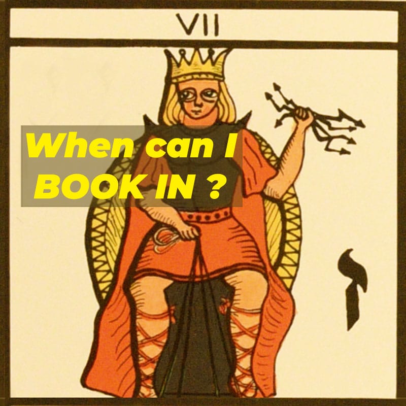 When can I book a Reading at The Magic Wheel Tarot with Mhal?